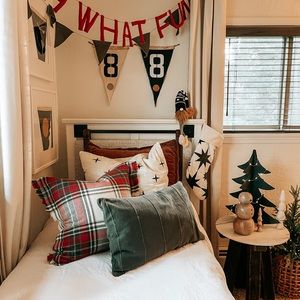 Pottery Barn Hamilton plaid pillow cover